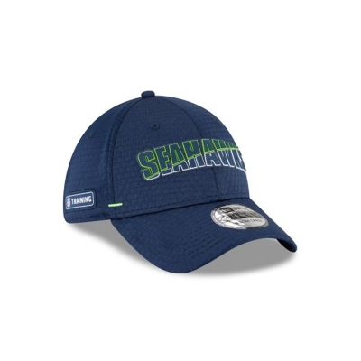 Sapca New Era Seattle Seahawks NFL Official Summer Sideline 39THIRTY Stretch Fit - Albastri